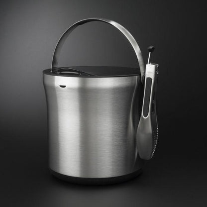 OXO Steel ice Bucket and Tong Set