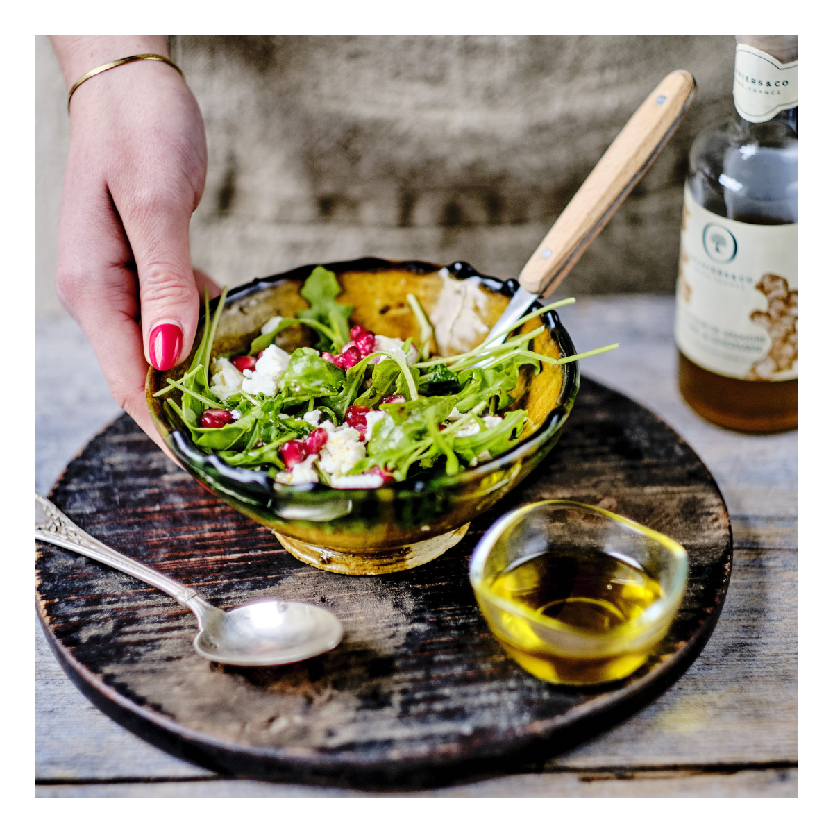 Oliviers & Co - White Wine Vinegar with Honey & Ginger