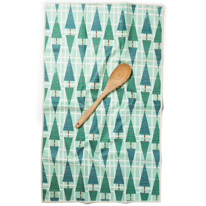Once Again Home Anywhere Towel: Reversible, RJW Stripe Tree
