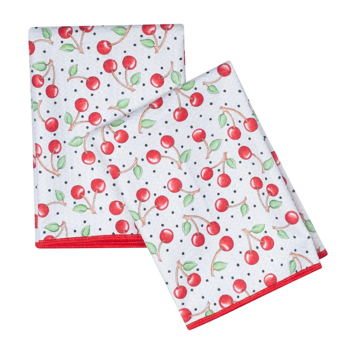 Once Again Home Double Duty Towels (Set of 2): ME Cherry Harvest
