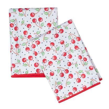 Once Again Home Double Duty Towels (Set of 2): ME Cherry Harvest