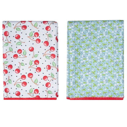 Once Again Home Double Duty Towels (Set of 2): ME Cherry Harvest