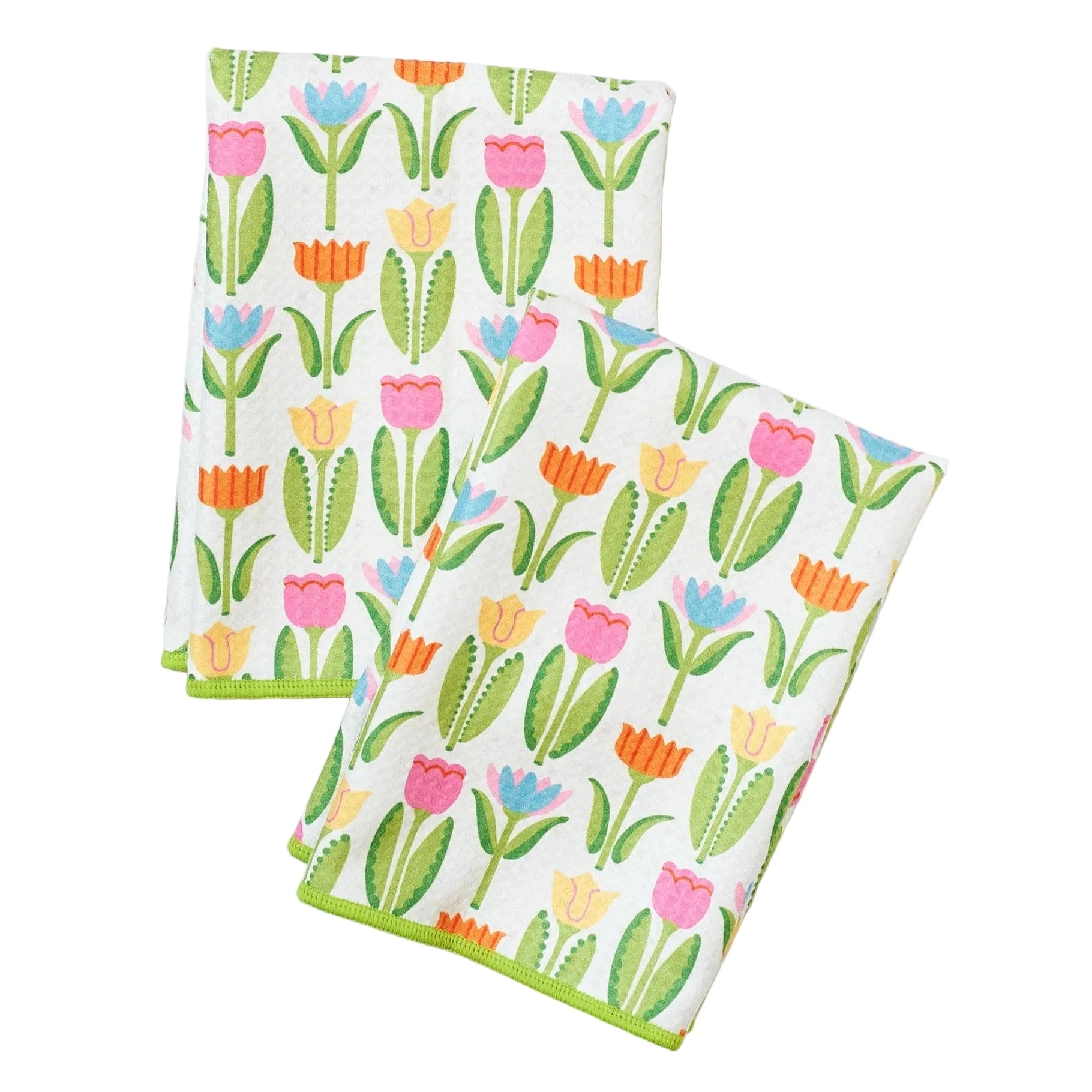 Once Again Home Double Duty Towels (Set of 2): ME Tulips