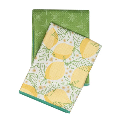 Once Again Home Double Duty Towels (Set of 2): RJW Lemon Sparkle