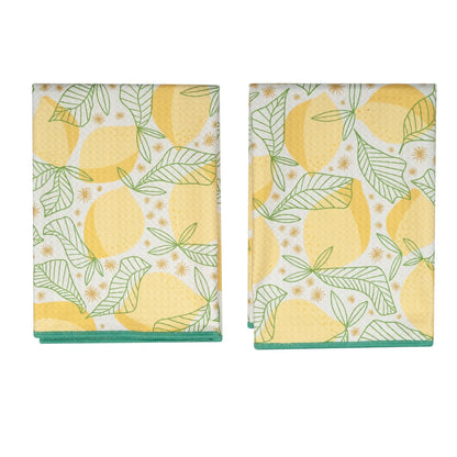 Once Again Home Double Duty Towels (Set of 2): RJW Lemon Sparkle