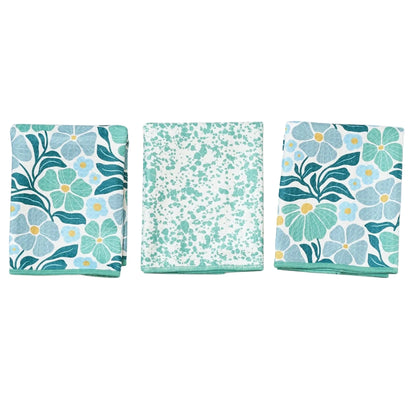Once Again Home Mighty Mini Towels (Set of 3): CC Linda Splatter