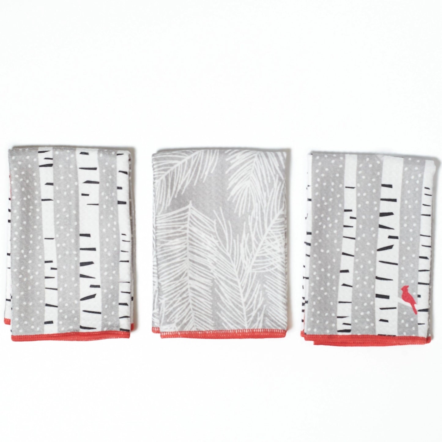Once Again Home Mighty Mini Towels (Set of 3): KN Cardinal