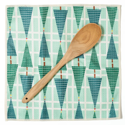 Once Again Home Mighty Mini Towels (Set of 3): RJW Stripe Tree