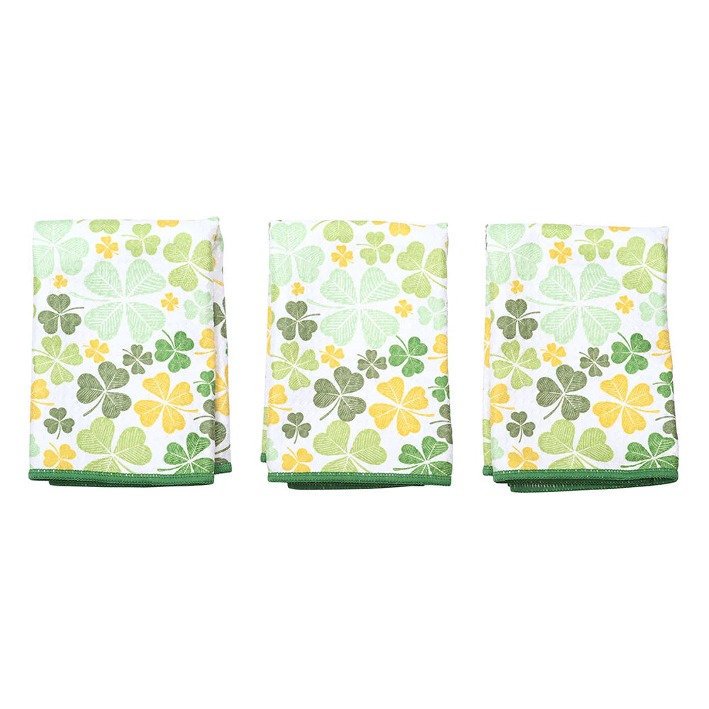 Once Again Home Mighty Mini Towels (Set of 3): Shamrock