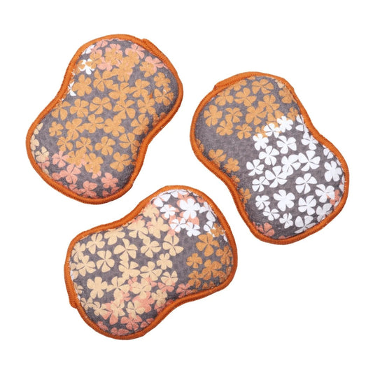 Once Again Home Sponges (Set of 3): Hydrangea, Gray