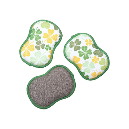 Once Again Home Sponges (Set of 3): Shamrock