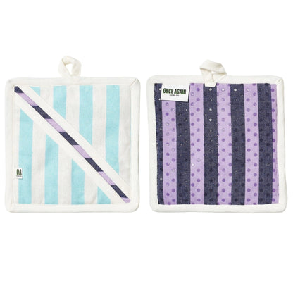 Once Again Home re:heat Potholders (Set of 2): Lavender
