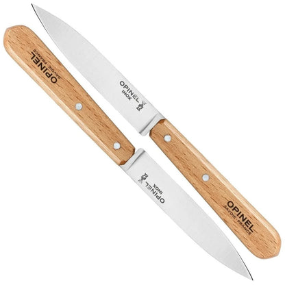 Opinel N°112 Stainless Steel Paring Knives - Set of 2