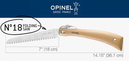 Opinel N°18 Folding Carbon Steel Saw