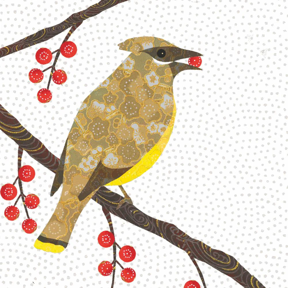 Paperproduct Designs Cocktail Napkins: Bird & Berries