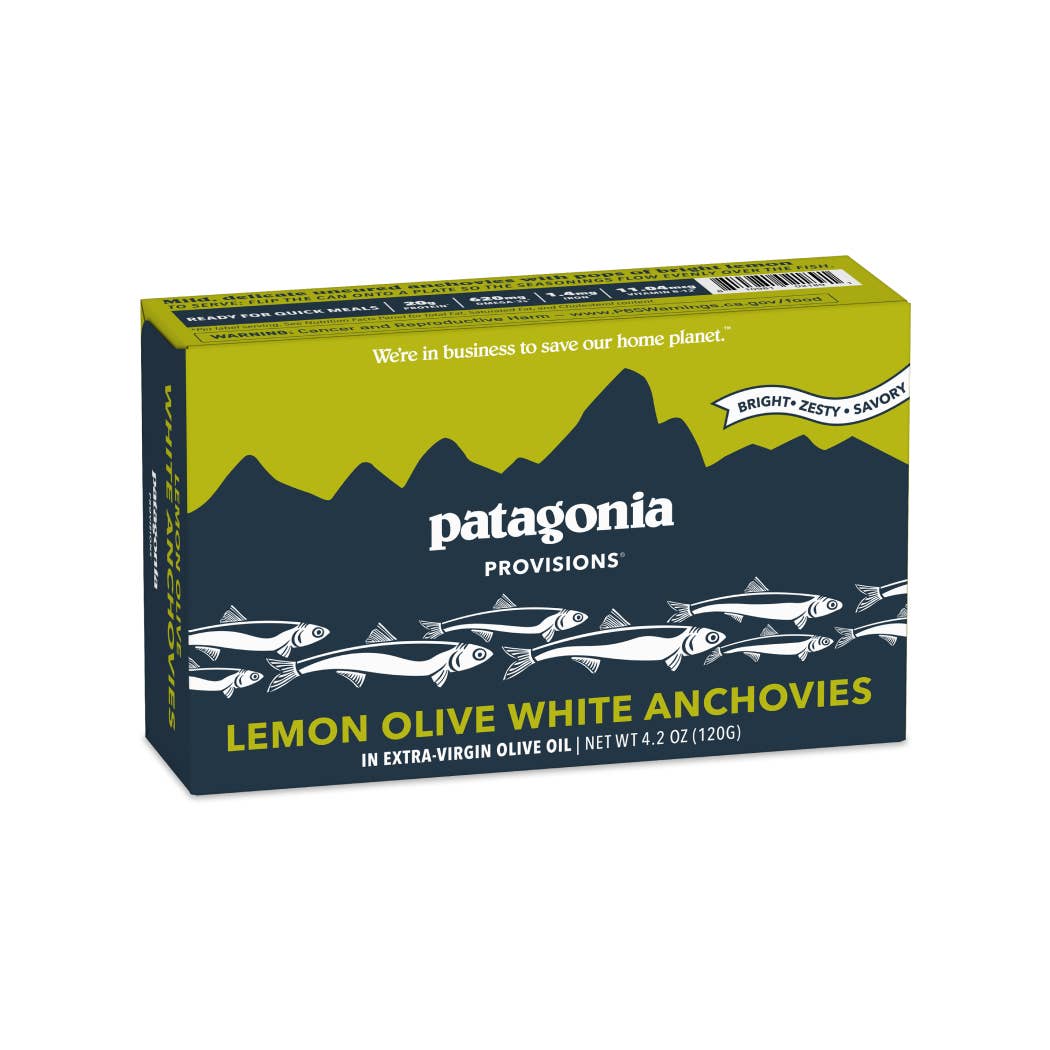 Patagonia Provisions - Lemon Olive Spanish White anchovies