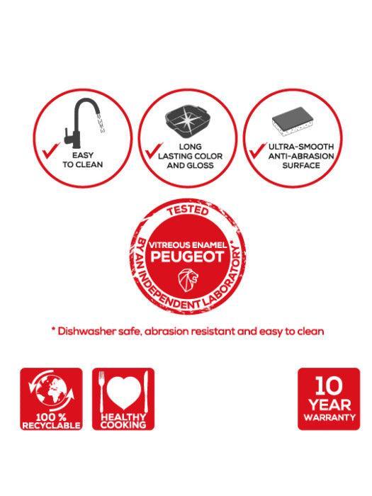 Peugeot Baker: 15.75" Rectangle, Saffron