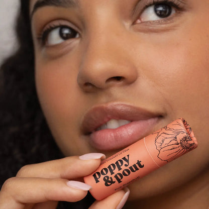 Poppy & Pout Lip Balm: Pink Grapefruit