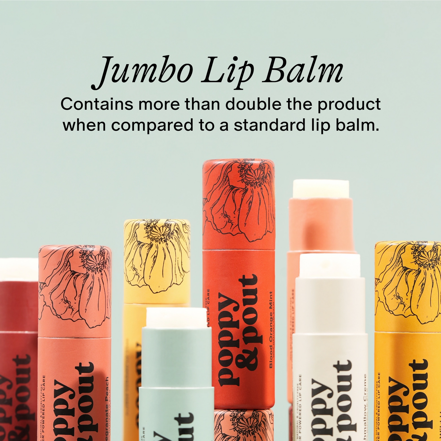 Poppy & Pout Lip Balm: Pink Grapefruit
