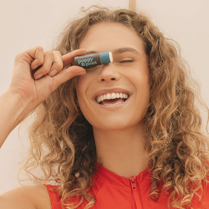 Poppy & Pout Lip Balm: Retro Surf, Coconut Coast