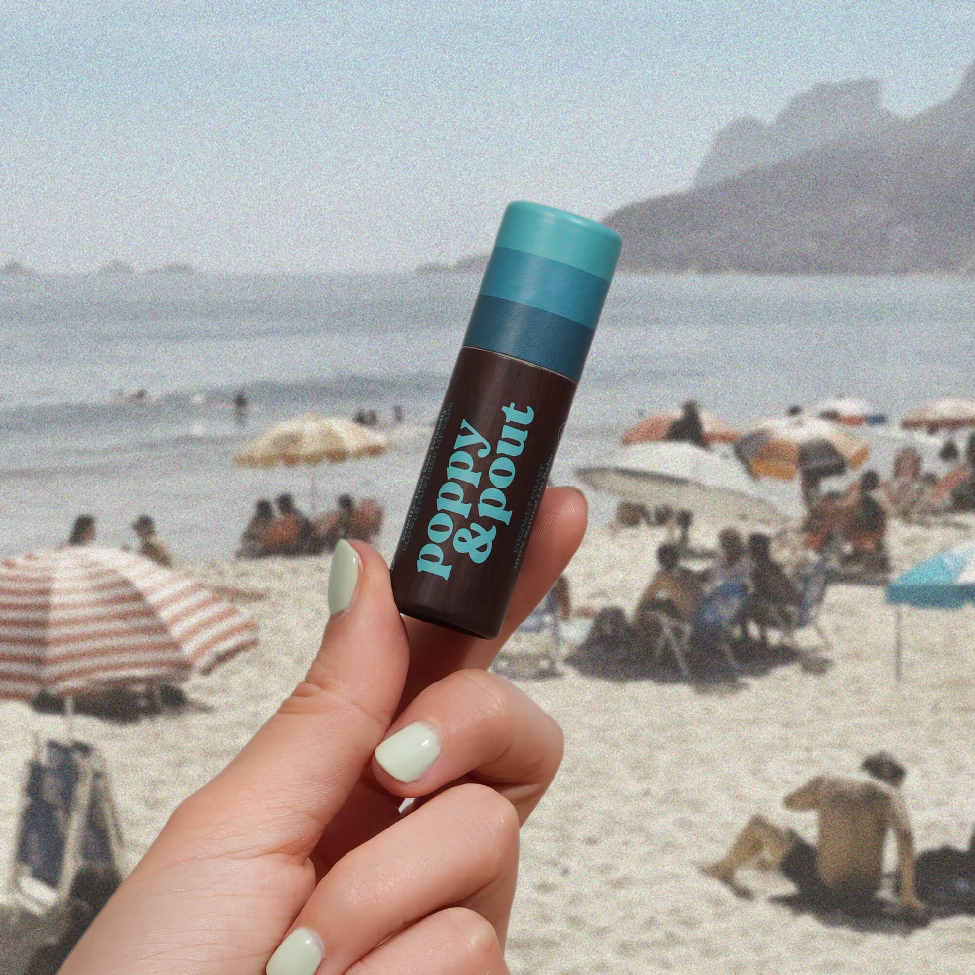 Poppy & Pout Lip Balm: Retro Surf, Coconut Coast