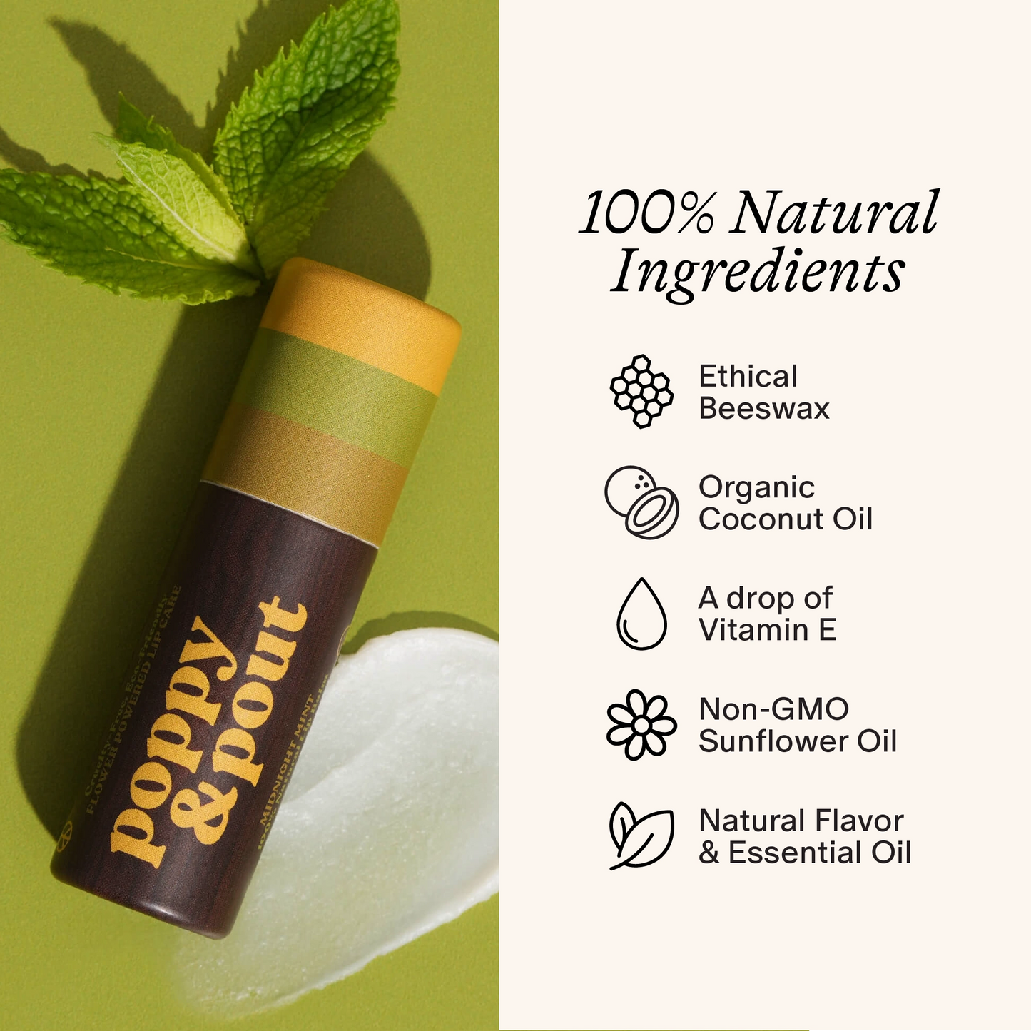 Poppy & Pout Lip Balm: Retro Surf, Midnight Mint