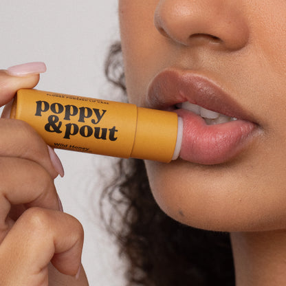 Poppy & Pout Lip Balm: Wild Honey