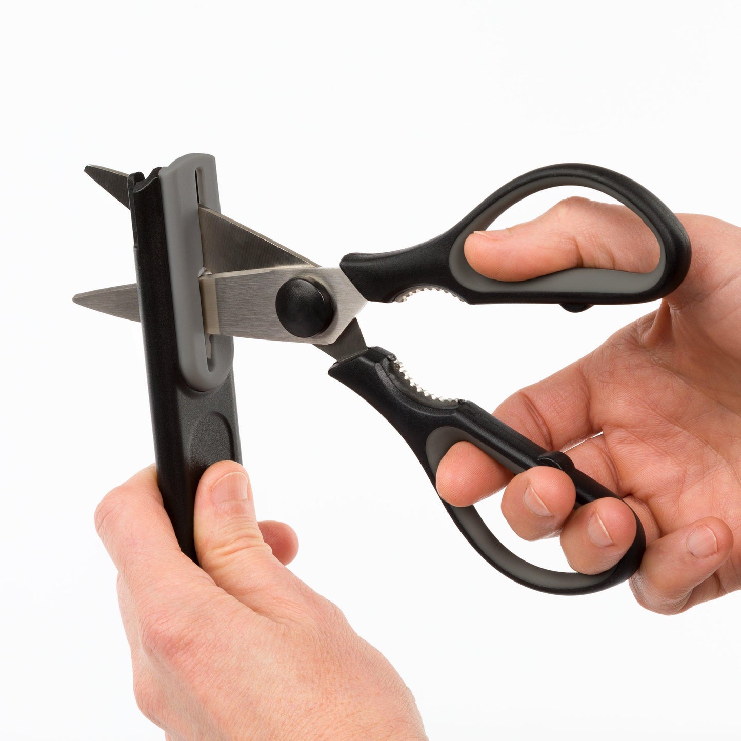 Progressive Intl. Magnetic Kitchen Scissors with Sharpener