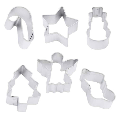 R&M Mini Cookie Cutters (Set of 6): Christmas