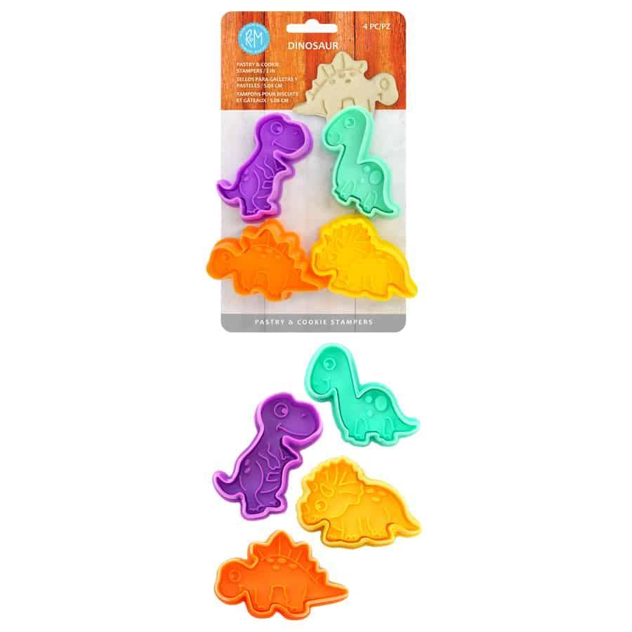 R&M Pastry Stamper Set: Dinosaur
