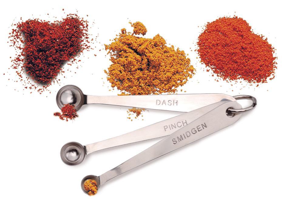 RSVP Endurance Smidgen Measuring Spoon Set