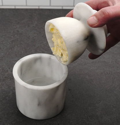 RSVP French Butter Keeper: Marble