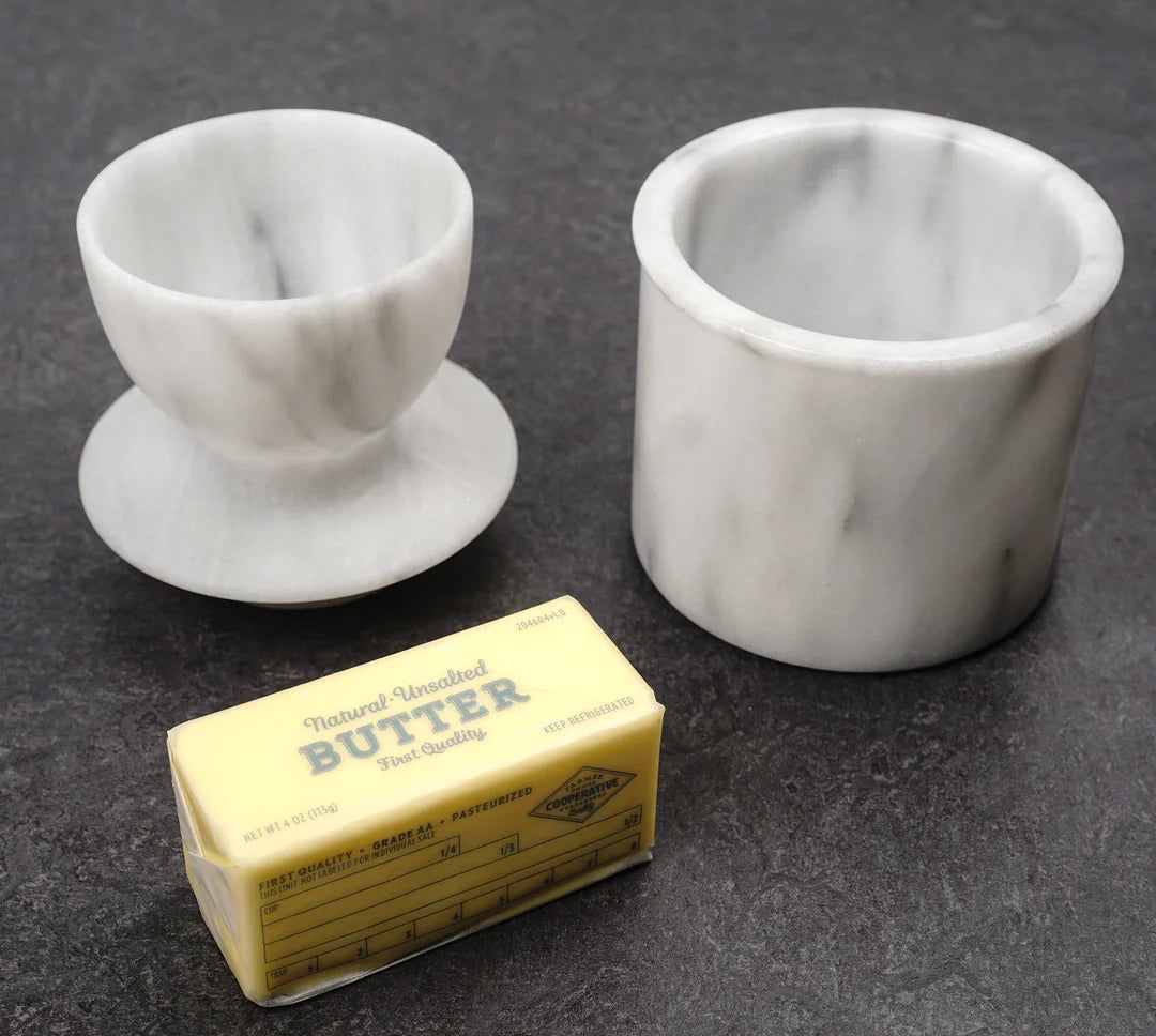 RSVP French Butter Keeper: Marble