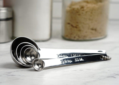 RSVP Measuring Spoons: Round, Set of 5