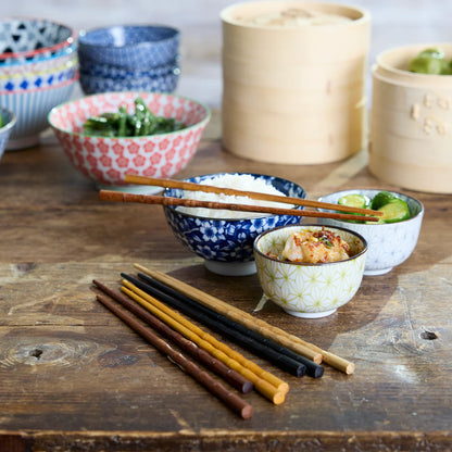 RSVP Mixed Wood Chopsticks (5 Pairs)