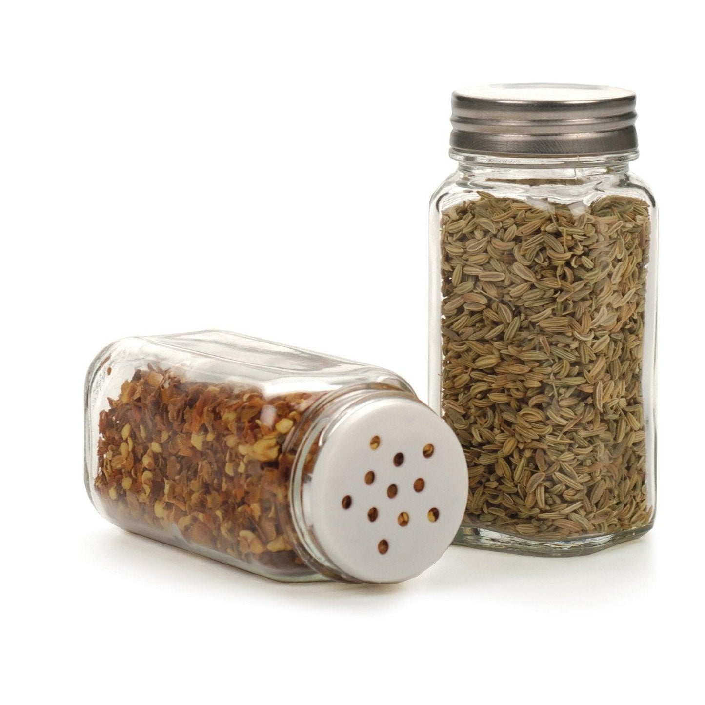 RSVP Square Spice jars