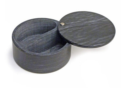 RSVP Swivel Top Marble Salt Box - Black