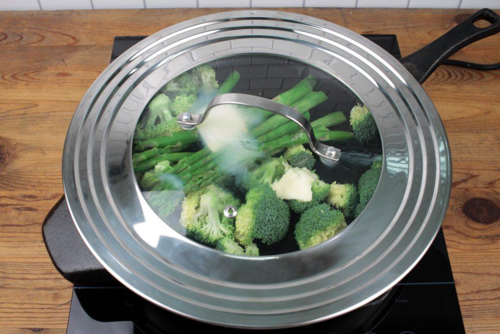 RSVP Universal Lid with Glass Insert - Large