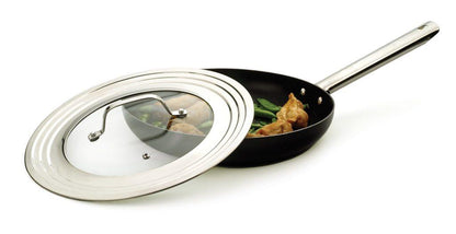 RSVP Universal Lid with Glass Insert - Large