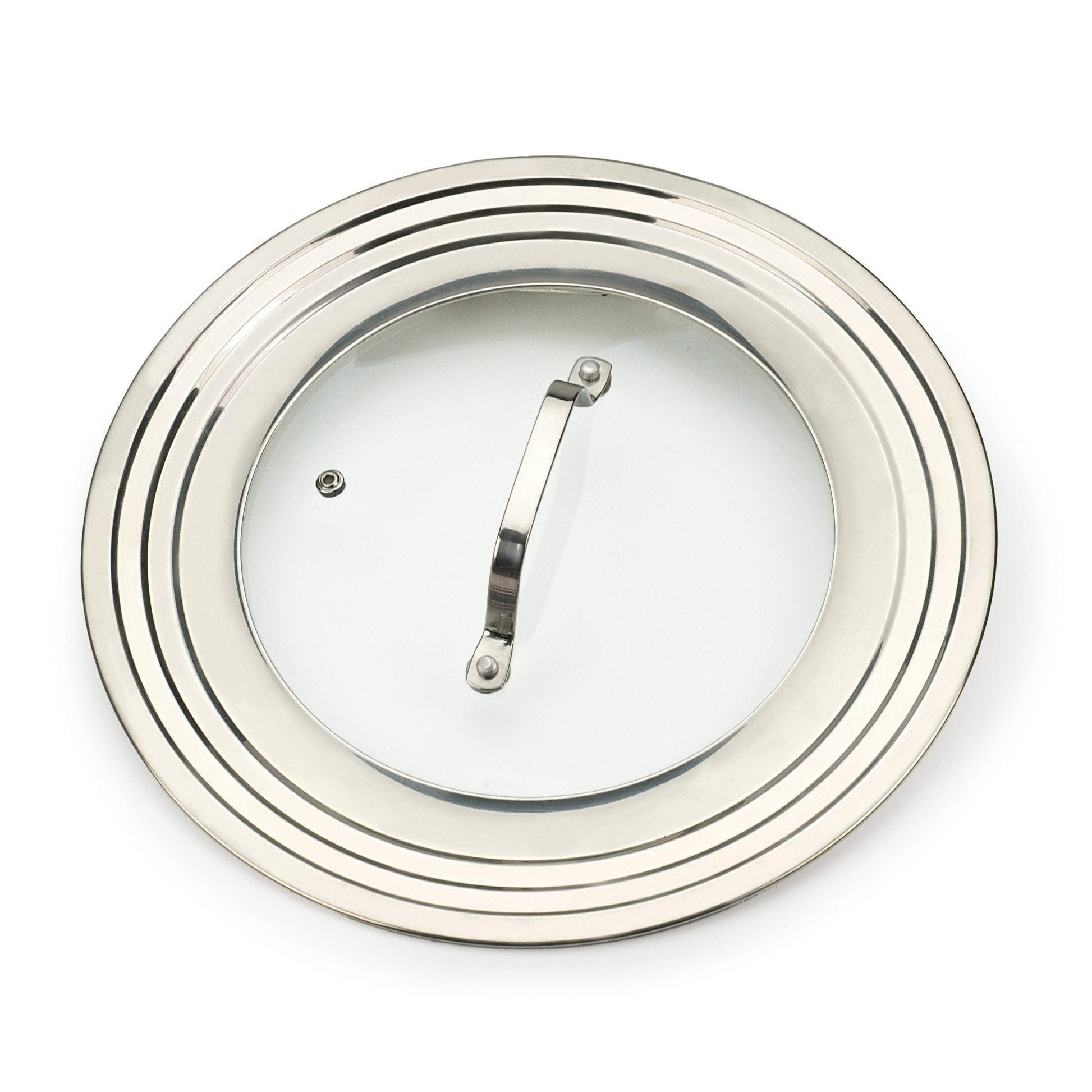 RSVP Universal Lid with Glass Insert - Large