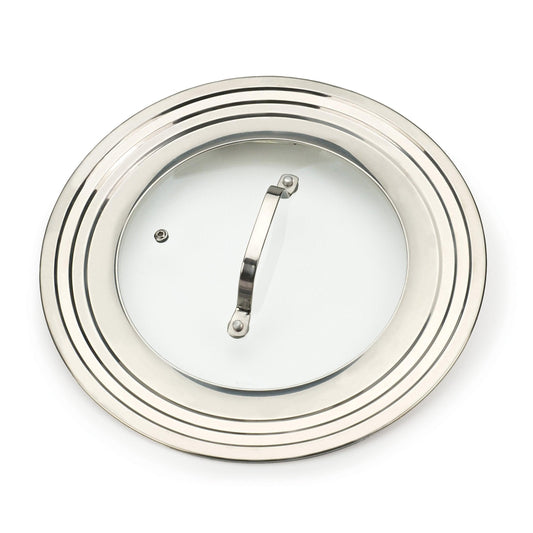 RSVP Universal Lid with Glass Insert - Large