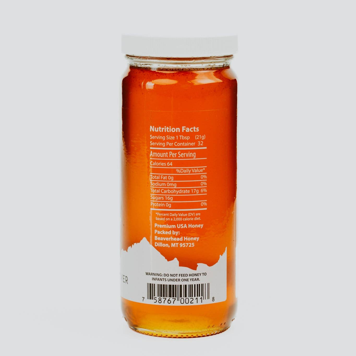 Big Sky High Mountain Clover Honey - 22oz.