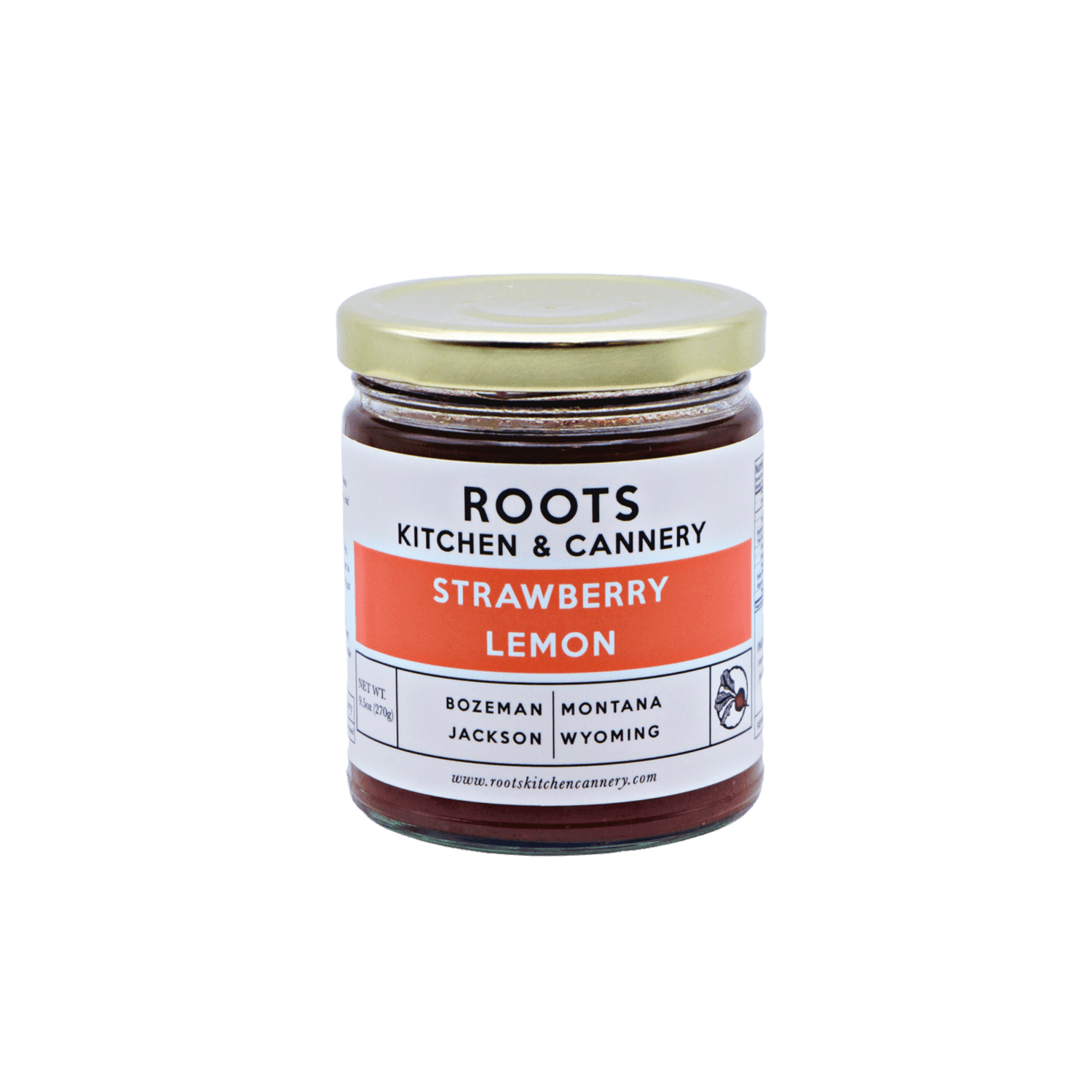 Roots Kitchen & Cannery Strawberry Lemon Jam – Popover Kitchen Supply ...