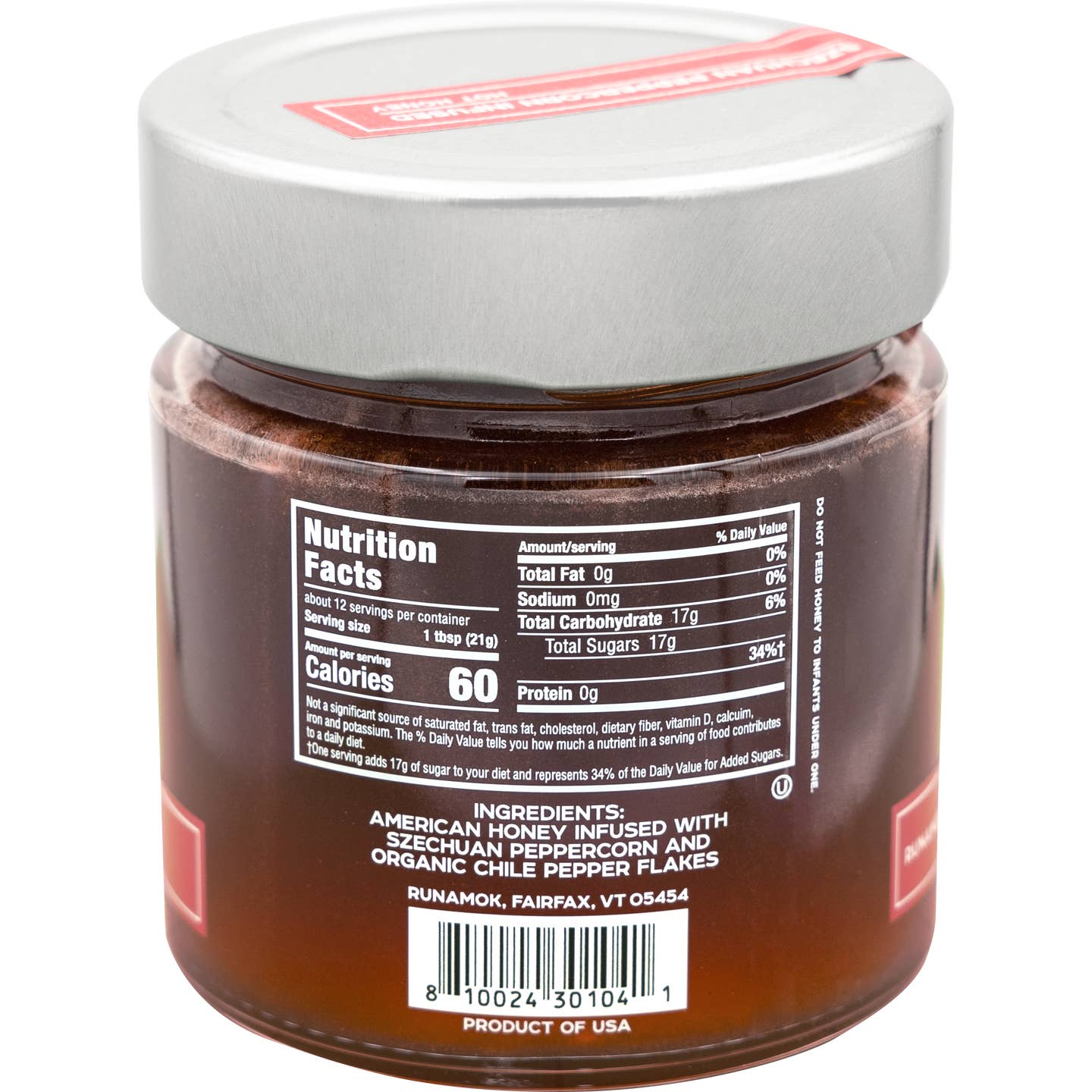 Runamok Szechuan Peppercorn Infused Hot Honey