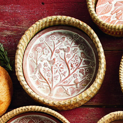 SERVV Bread Warmer Basket: Birds of a Feather