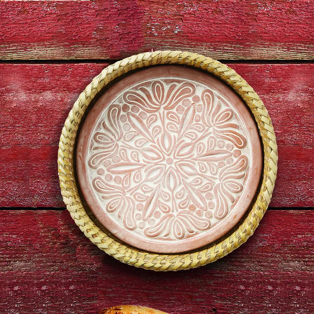 SERVV Bread Warmer Basket: Lotus