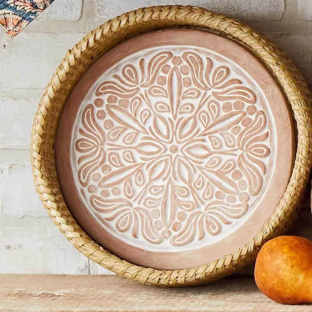 SERVV Bread Warmer Basket: Lotus