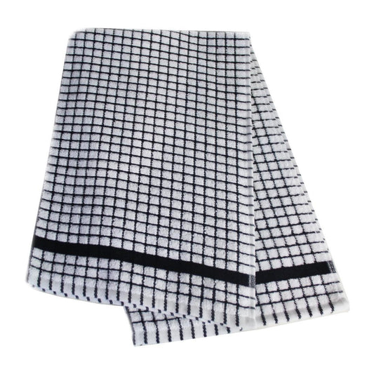 Samuel Lamont Poli-Dri Cotton Tea Towel: Black
