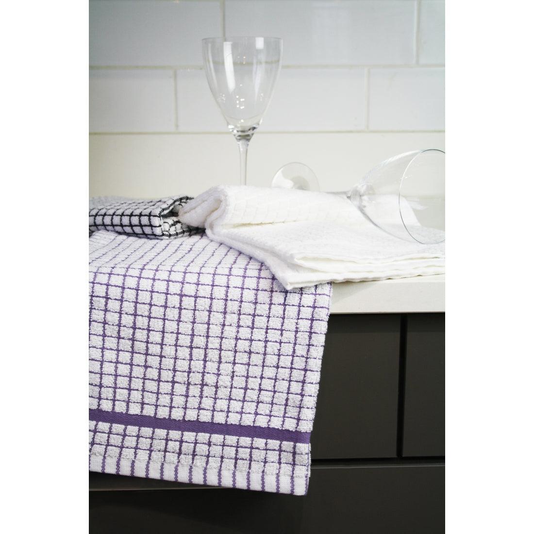 Samuel Lamont Poli-Dri Cotton Tea Towel: Lavender