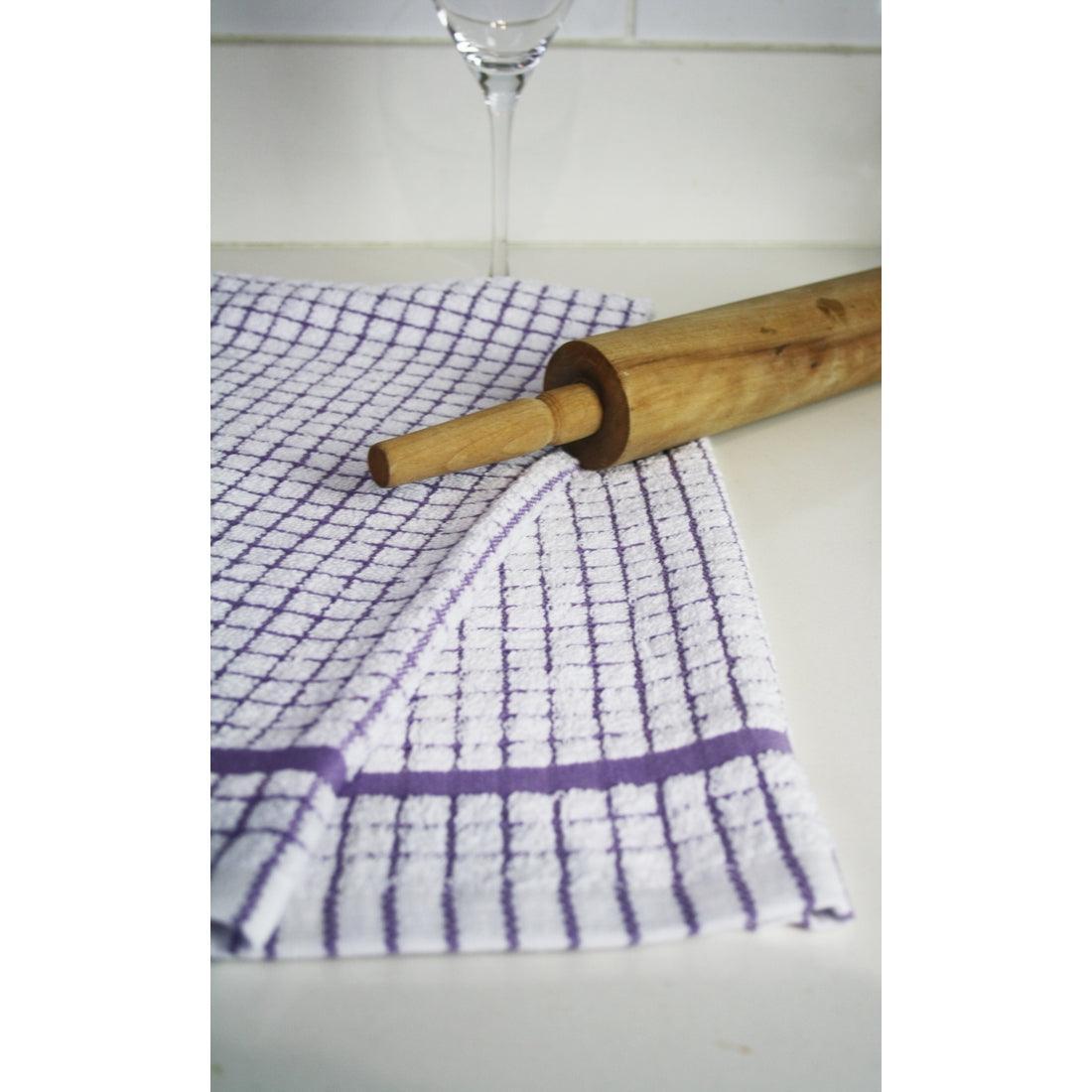 Samuel Lamont Poli-Dri Cotton Tea Towel: Lavender